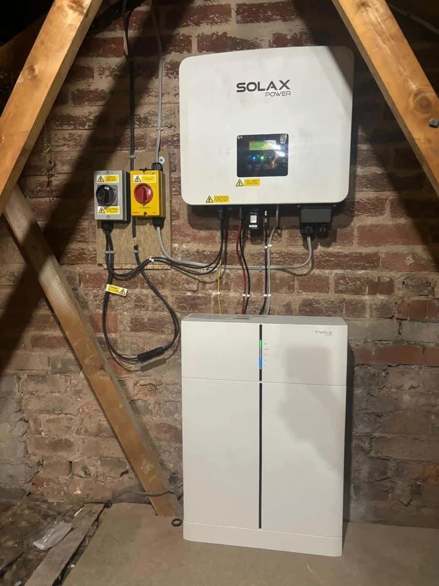 Solar inverter and associated electrical equipment